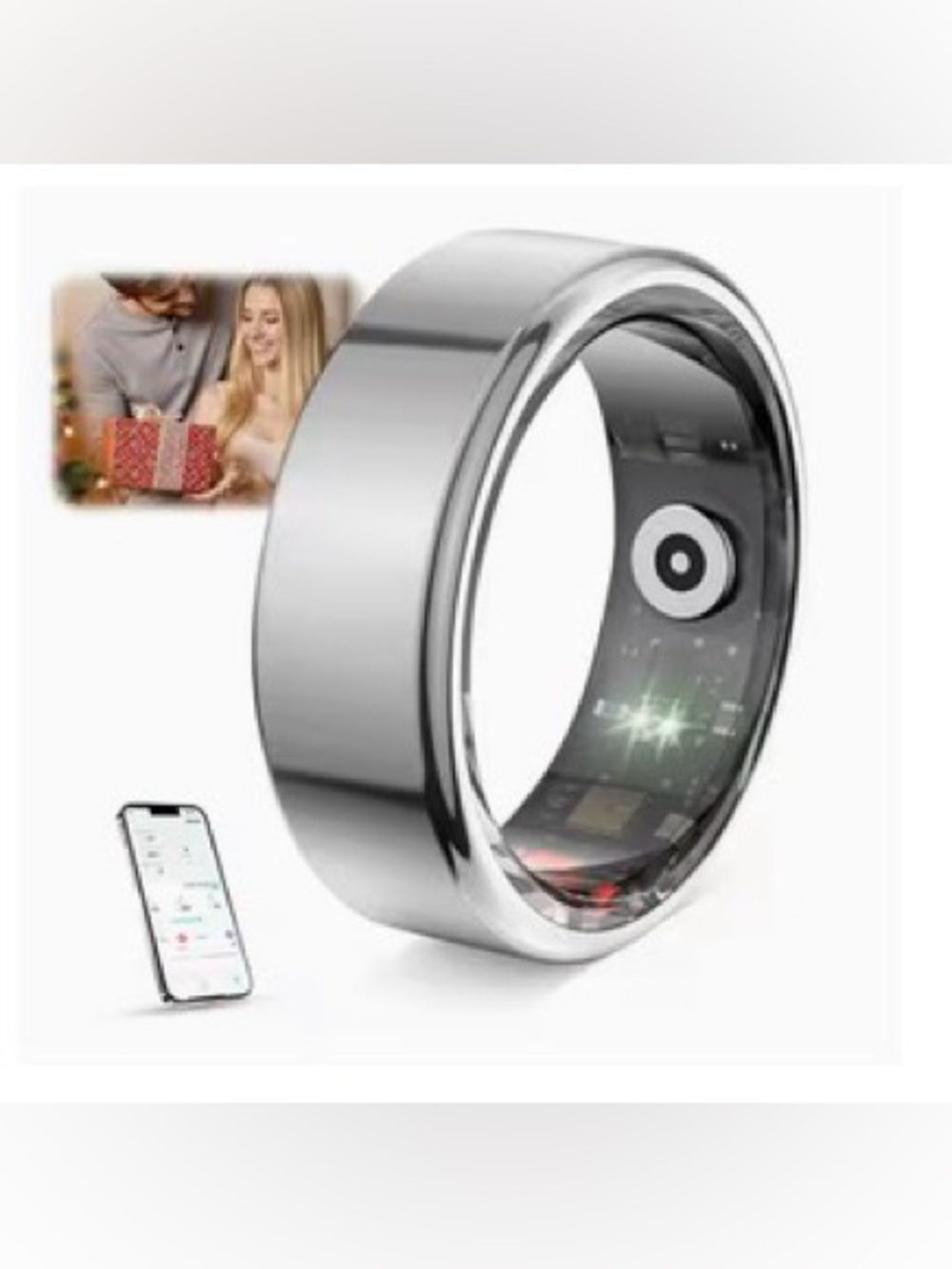 NWB. Smart Ring. Silver. Size 7